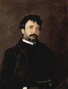 Valentin Serov Portrait of Italian singer Angelo Masini 1890 oil on canvas